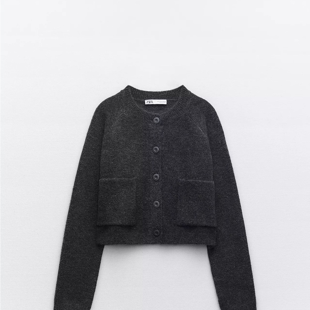 Zara Cropped Cardigan - Small